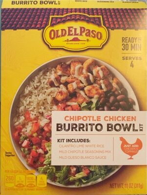 Old El Paso Chipotle Chicken Burrito Bowl Kit
