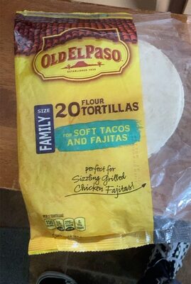 Old El Paso 6 Inch Tortilla Value Pack 20 Count