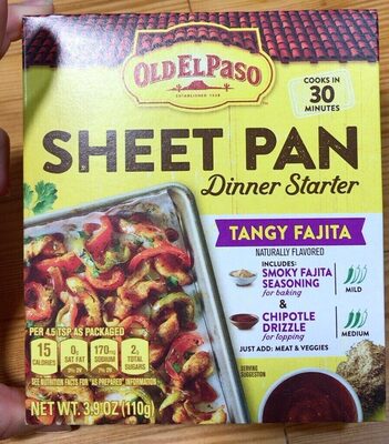 Old El Paso Tangy Fajita Sheet Pan Dinner Starter