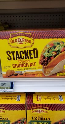 Old El Paso Stacked Queso Crunch Taco Dinner Kit 6 Count