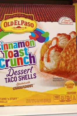 Old El Paso Cinnamon Toast Crunch Dessert Taco Shells 10 Count