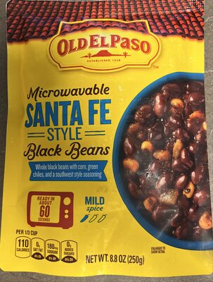 Old El Paso Microwavable Santa Fe Style Black Beans