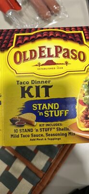 Old El Paso Stand 'n Stuff Crunchy Taco Shells Dinner Kit 10 Count