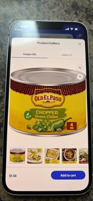 Old El Paso Mild Chopped Green Chiles