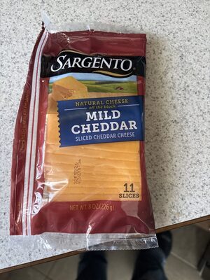 Mild Cheddar Sliced Natural Cheese, Mild Cheddar