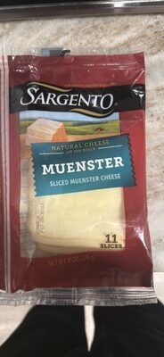 Sliced Muenster Natural Cheese, Muenster