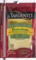 Sliced Reduced Fat Provolone Natural Cheese With Natural Smoke Flavor, Provolone