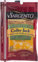 Sliced Reduced Fat Colby-Jack Natural Cheese, Colby-Jack