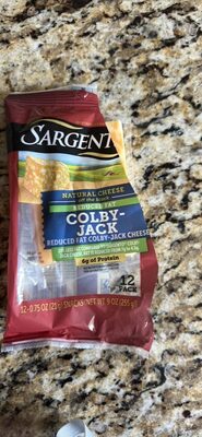 Reduced Fat Colby-Jack Natural Cheese Sticks, Colby-Jack