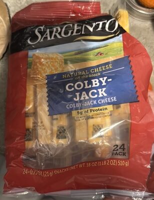 Colby-Jack Natural Cheese Snacks Sticks, Colby-Jack