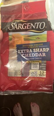 Natural Cheddar Cheese Sticks, Extra Sharp Cheddar