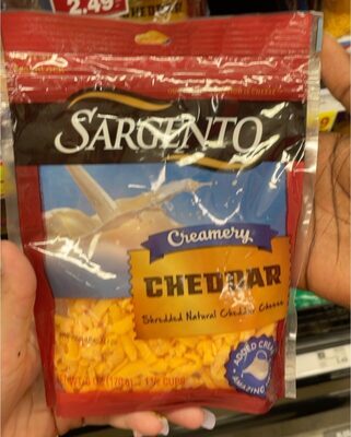Creamery Shredded Natural Cheddar Cheese, Cheddar