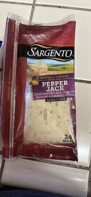 Sliced Monterey Jack Natural Cheese With Jalapeno & Habanero Peppers, Pepper Jack