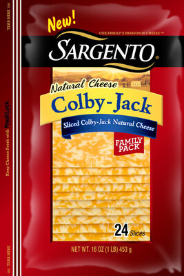 Sliced Colby-Jack Natural Cheese, Colby-Jack