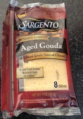 Sliced Aged Gouda Natural Cheese