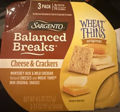 Wheat Thins Original Cheese & Crackers Snacks, Cheese