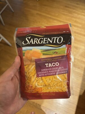 Taco With Authentic Seasonings Shredded Colby-Jack, Cheddar & Manchego Natural Cheeses, Taco