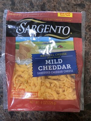 Mild Cheddar Traditional Cut Shredded Natural Cheese, Mild Cheddar