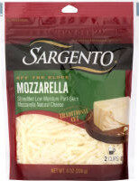 Mozzarella Shredded Low Moisture Part-Skim Natural Cheese, Mozzarella