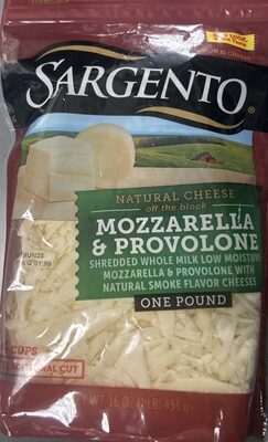 Shredded Whole Milk Low Moisture Mozzarella & Provolone With Smoke Flavor Natural Cheeses, Mozzarella & Provolone