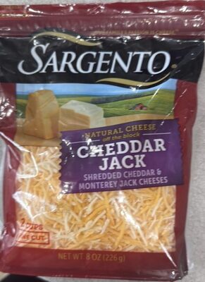 Cheddar Jack Shredded Cheddar, Monterey Jack & Natural Cheeses, Cheddar Jack