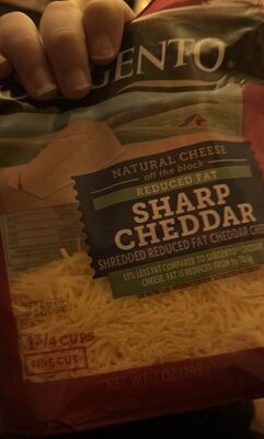 Sharp Cheddar Reduced Fat Fine Cut Shredded Natural Cheese, Sharp Cheddar