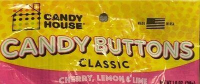Cherry, Lemon & Lime Classic Candy Buttons, Cherry; Lemon; Lime