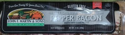 Old Fashioned Hickory Smoked Coated With Black Pepper Bacon, Old Fashioned Hickory Smoked