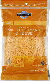 Shredded Mild Cheddar Cheese, Mild Cheddar
