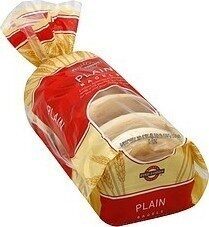 Plain Sliced Bagels, Plain