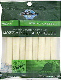 Low-Moisture Part-Skim Mozzarella String Cheese, Mozzarella