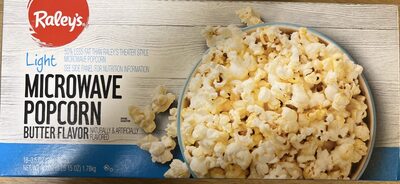 Light Butter Flavor Microwave Popcorn, Light Butter