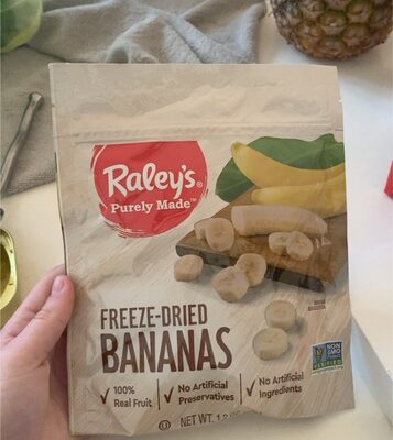 Freeze-Dried Bananas