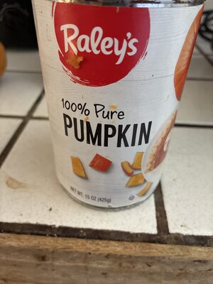 100% Pure Pumpkin