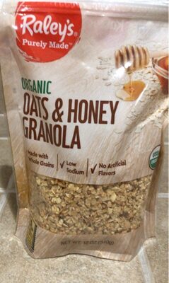 Organic Oats & Honey Granola, Oats & Honey