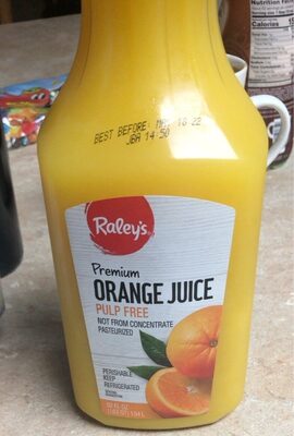 Orange Premium Pulp Free Juice, Orange
