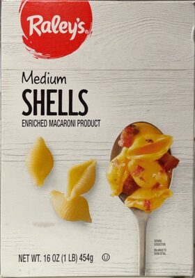 Enriched Macaroni Product, Medium Shells