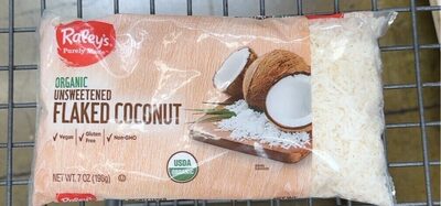 Unsweetened Organic Flaked Coconut, Unsweetened