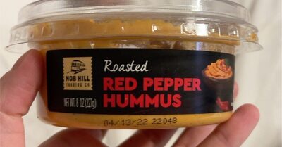 Roasted Red Pepper Hummus, Roasted Red Pepper
