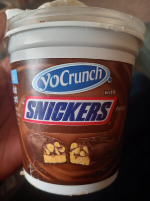 Yocrunch, Low Fat Yogurt With Snickers, Vanilla, Vanilla