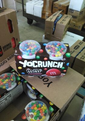 YoCrunch Strawberry Lowfat Yogurt with M&M's 4-4 oz. Cups