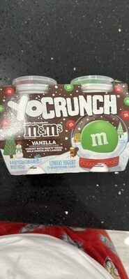 YoCrunch Vanilla Lowfat Yogurt with M&M's 4-4 oz. Cups