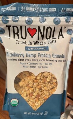 Blueberry Organic Hemp Protein Granola, Blueberry