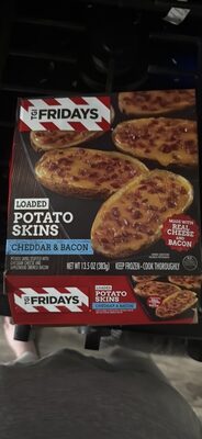 Cheddar & Bacon Loaded Potato Skins, Cheddar & Bacon
