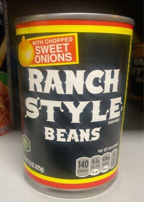 Ranch Style Beans With Chopped Sweet Onions, Canned Beans, 15 oz.