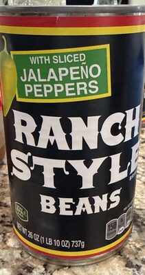 RANCH STYLE BEANS With Sliced Jalapeno Peppers