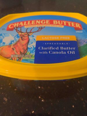 Spreadable Clarified Butter With Canola Oil Spread