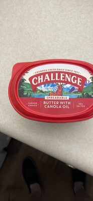 Spreadable Butter With Canola Oil With Sea Salt, Canola Oil With Sea Salt