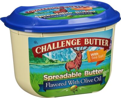 Spreadable Butter Flavored With Olive Oil With Sea Salt, Olive Oil With Sea Salt