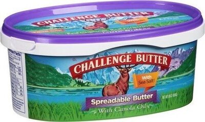 Spreadable Butter With Canola Oil, Canola Oil